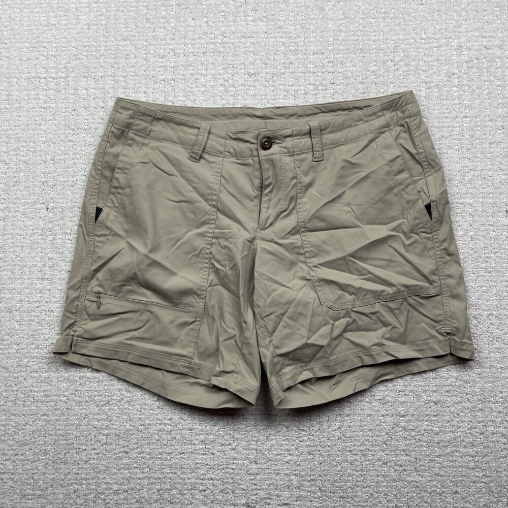 The North Face Women's Tan Hiking Shorts Size 10 (large)